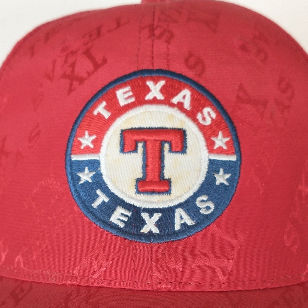 Texas Rangers Red Baseball Cap. (One Size Fits All) - Picture 2 of 10